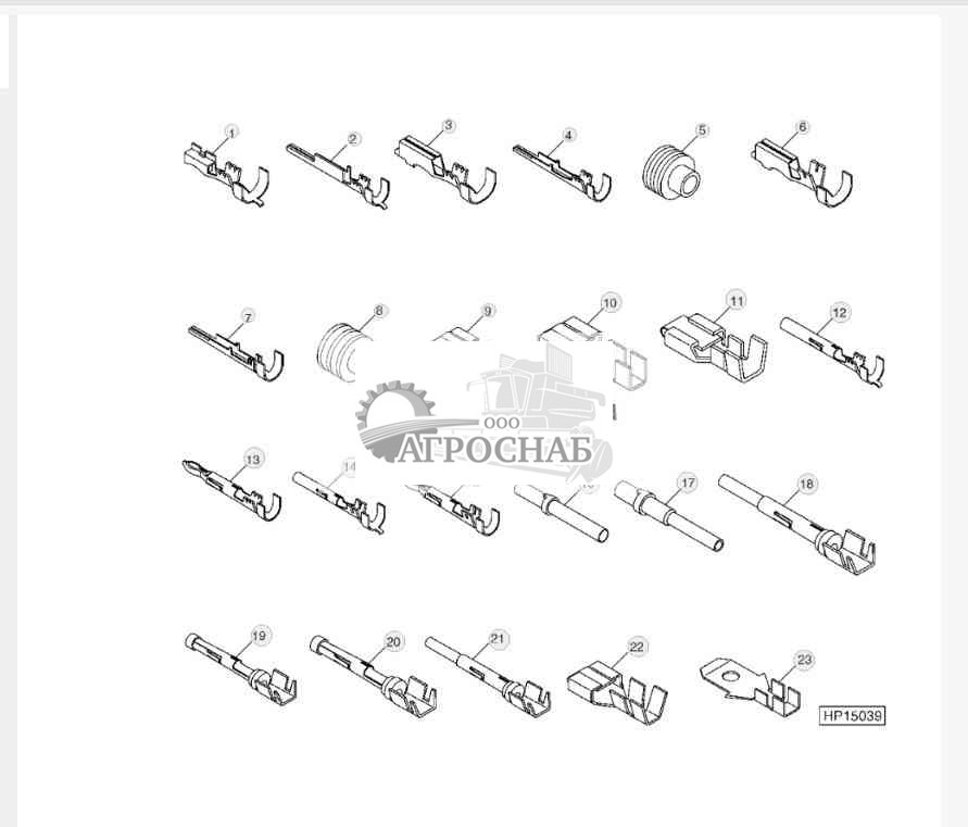 Electrical Connector Service Kit (Contents Of Box 4) Terminals And Seals 